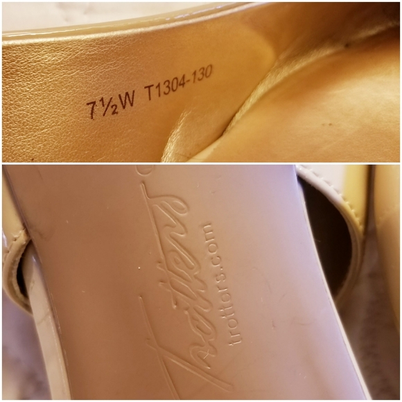 Trotters Prima Nude Patent Leather Pumps/Heels/Wom - Picture 7 of 7